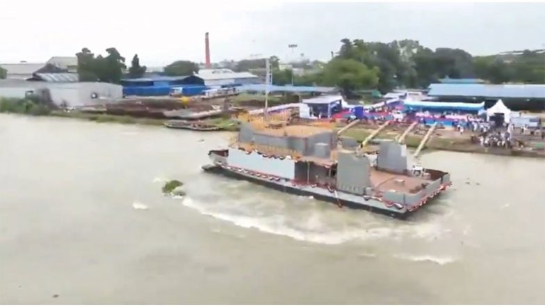 India News | Indian Navy Launches 5th Diving Support Craft 'DSC A24' in Kolkata