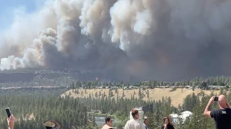 World News | Washington State Declares State of Emergency as Wildfires Scorch Thousands of Acres in Spokane