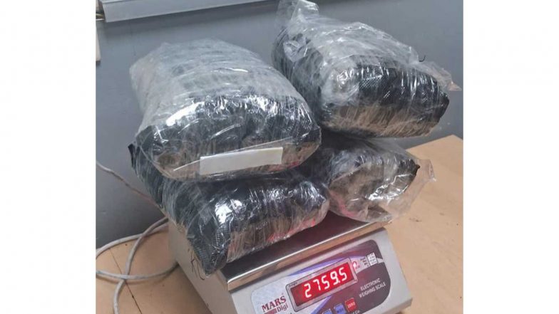 India News | 2.7 Kg Hydroponic Weed Seized at Delhi Airport