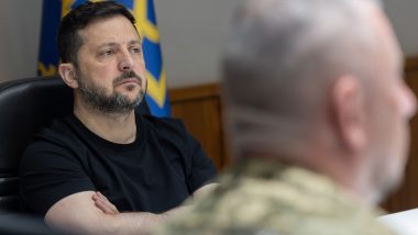 Ukrainian Strikes Hit Saratov Oil Refinery and Engels Airbase, Claims President Volodymyr Zelenskyy