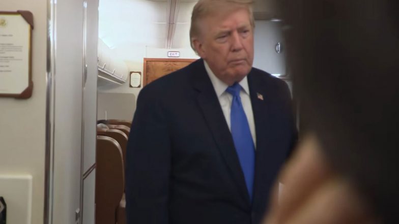 World News | Trump Says US-Iran Talks to Begin Monday After Shelving Planned Strike