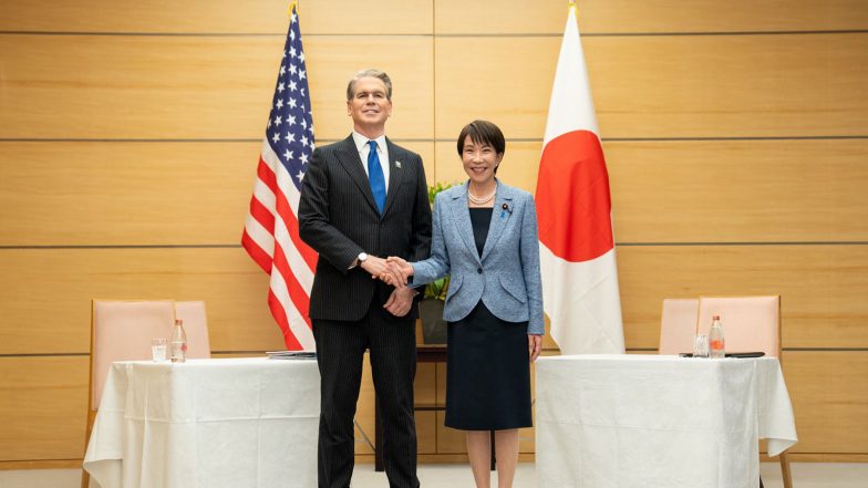 Business News | US Backs Japan's Forex Intervention, Ready for Further Joint Action: Scott Bessent