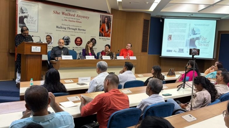 Business News | Dr. Sazina Khan's She Walked Anyway to Be Launched at India Habitat Centre