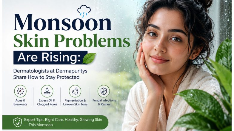 Business News | Monsoon Skin Problems Are Rising: Dermatologists at Dermapuritys Share How to Stay Protected