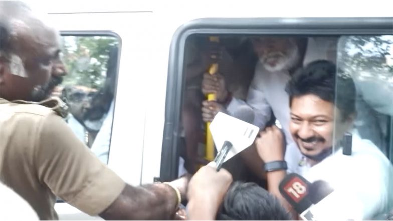 India News | Udhayanidhi Stalin Detained from Chennai Residence over Remarks Against CM Vijay, Actor Trisha