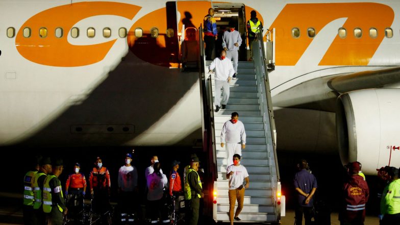 World News | US Resumes Deportation Flights to Venezuela After Twin Earthquakes; Death Toll Crosses 6000