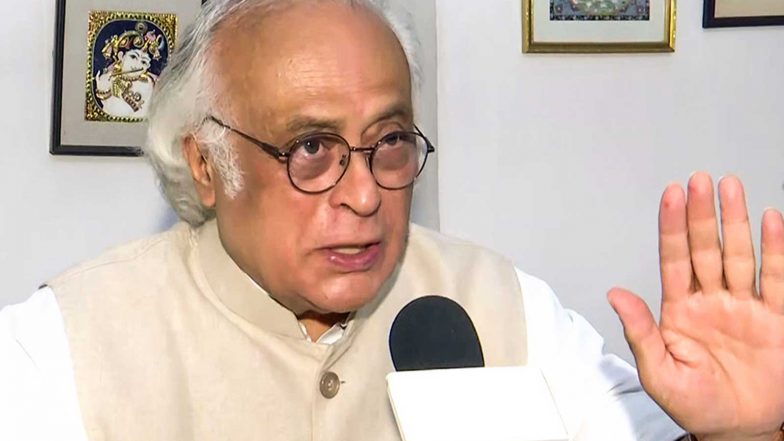 India News | Congress MP Jairam Ramesh Alleges 'bulldozer Justice' in Khargone Case, Seeks Compensation