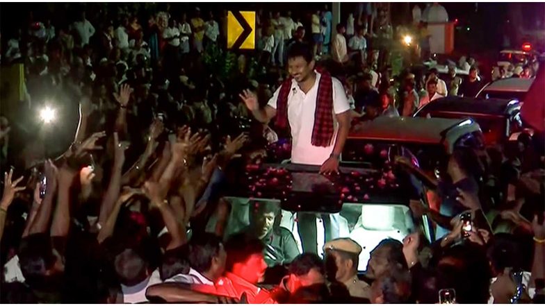India News | Udhayanidhi Stalin Released After Police Questioning, DMK Defends Leader Against TVK's Allegations