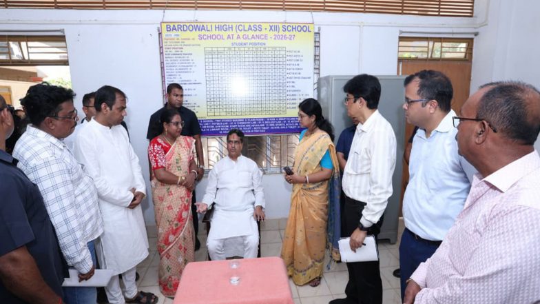 India News | Tripura CM Inspects Government School, Stresses Quality Education and Better Infrastructure