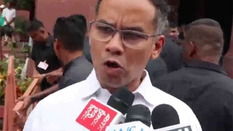 India News | Opposition Demands PM to Come to House, Address Issues Concerning Nation: Congress MP Gaurav Gogoi