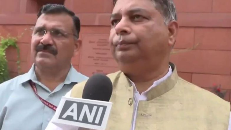 India News | BJP MP Sat Sharma Demands Legal Action Against PDP Chief Mehbooba Mufti over Alleged Disrespect to Tricolour