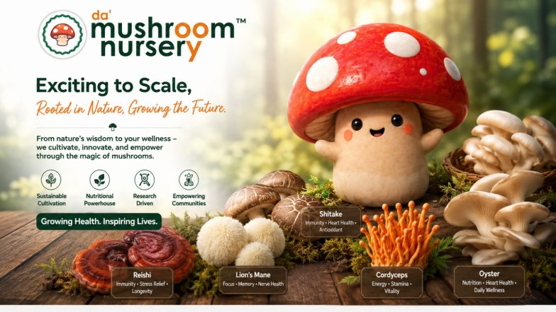 Business News | How Da' Mushroom Nursery is Building India's First Integrated Mushroom Ecosystem