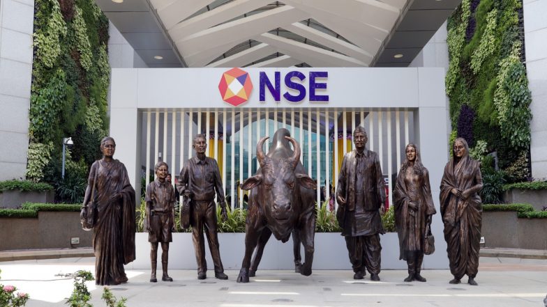 Business News | Indian Equities End Marginally Higher Following RBI Monetary Policy Announcement