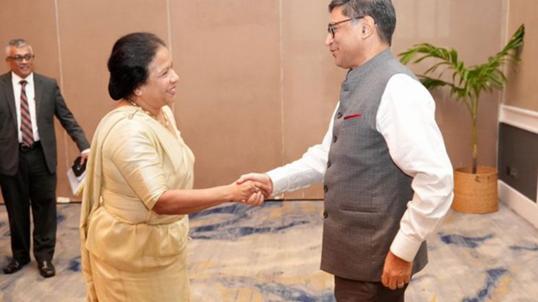 World News | Foreign Secy Misri Meets Sri Lankan Counterpart; Reviews Ties, Regional and Global Issues of Mutual Interest