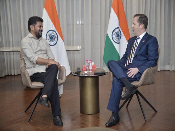 World News | Telangana CM Reddy Meets US Ambassador Gor to Strengthen Ties, Resolve Visa Issues