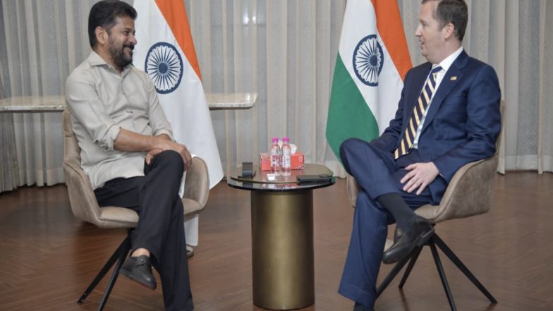 World News | Telangana CM Reddy Meets US Ambassador Gor to Strengthen Ties, Resolve Visa Issues