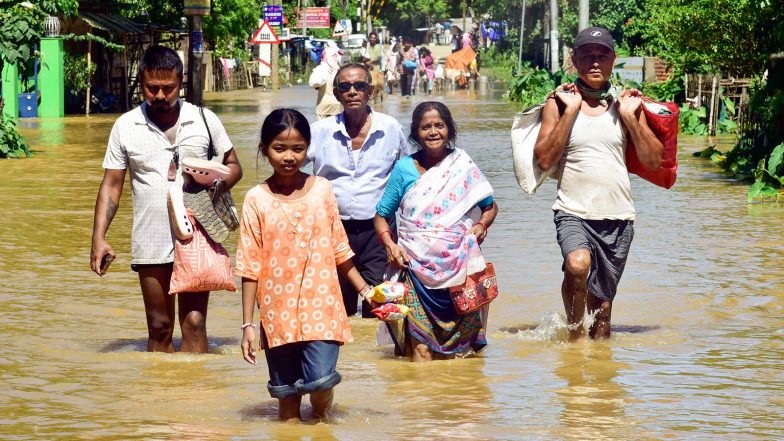 India News | Assam Floods: Death Toll Rises to 95, 14 Districts on High Alert