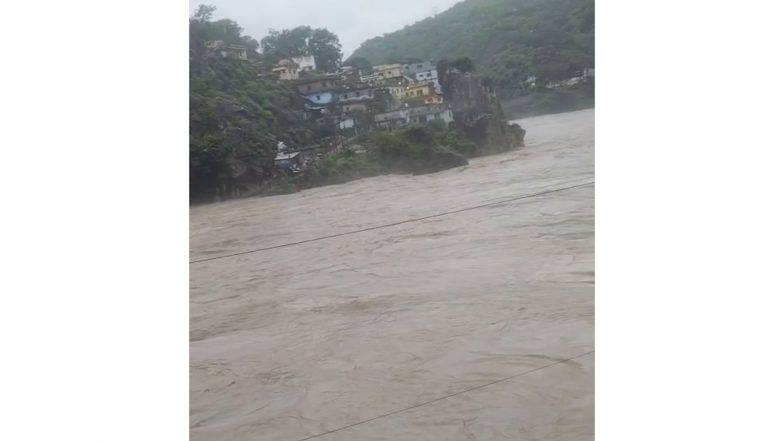 India News | Uttarakhand: Heavy Rain Puts Rudraprayag on High Alert as Alaknanda, Mandakini Rivers Swell