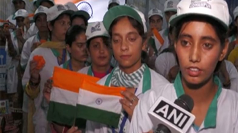 India News | Ahead of Independence Day, Rural Women in Udhampur Stitch Tricolours Under 'Har Ghar Tiranga' Campaign
