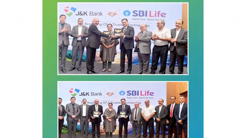 Business News | SBI Life Partners with J&K Bank to Offer Insurance Solutions Across India