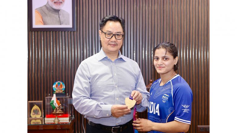 Sports News | Kiren Rijiju Hails Asmita Dey's Historic CWG Judo Gold, Says Feat Will Inspire Young Judoka Athletes