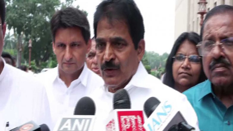 India News | KC Venugopal Moves Adjournment Motion in LS over Alleged Ram Mandir Donation Theft Case