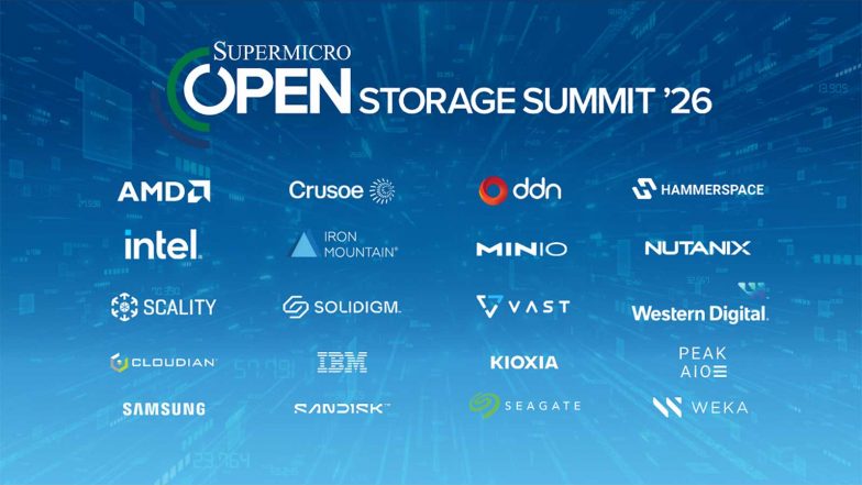 Business News | Supermicro's Seventh Annual Open Storage Summit Brings Together 21 Ecosystem Partners to Share Practical Guidance on Deploying Enterprise AI at Scale