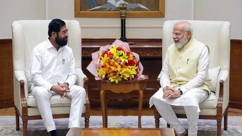 India News | Maharashtra Deputy CM Eknath Shinde Likely to Meet PM Modi in Delhi Today: Shivsena Party Sources