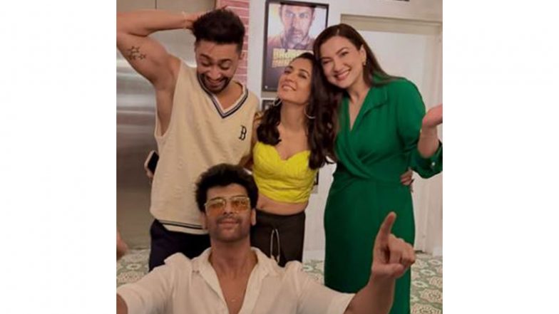 Entertainment News | Alliance Party: Gauahar Khan Shares Pics with Husband Zaid, Mini Mathur, Ex Kushal Tandon