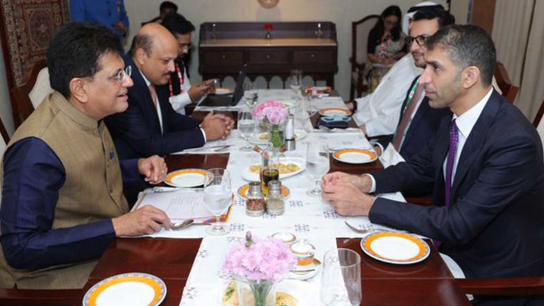 Business News | Piyush Goyal Meets UAE, Indonesia Trade Ministers; Discusses Trade, Investment Ties on BRICS Sidelines