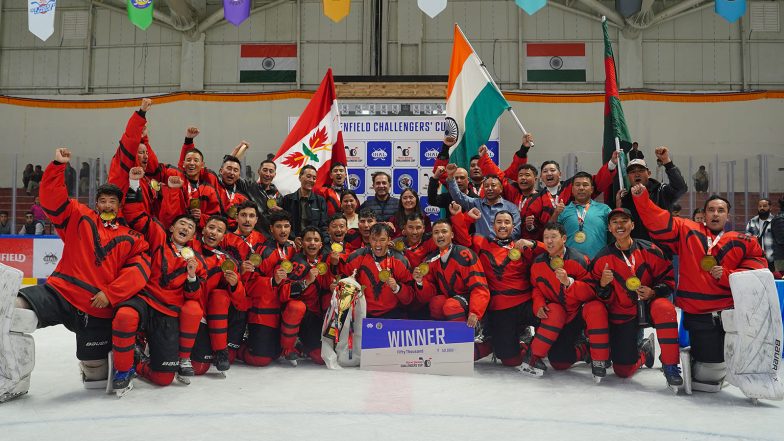 Sports News | Indian Army Ice Hockey Team Crowned Champions of the Inaugural Royal Enfield Challengers' Cup