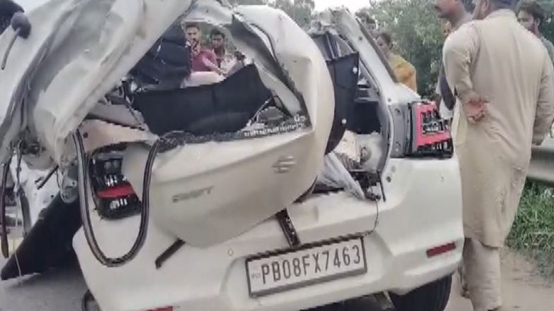India News | Punjab: Three Killed After Car Rams into Parked Truck on Jalandhar-Maksudan Bypass