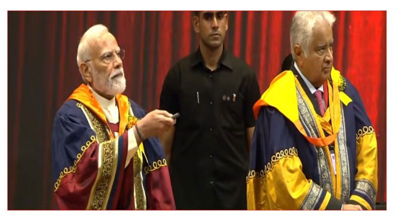 India News | PM Modi Inaugurates AI-powered Param Pragya Facility at IIT Delhi, Presents Medals at 57th Convocation Ceremony