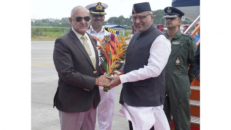 India News | Vice President Radhakrishnan Begins Two-day Visit to Andaman and Nicobar Islands