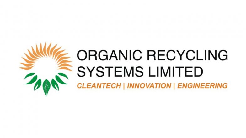 Business News | Organic Recycling Systems Limited Sets August 20 as Record Date for 1:2 Bonus Share Issue -- Trading Begins August 24