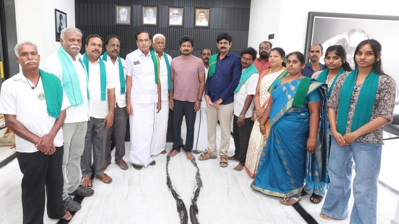 India News | TN: Agricultural Associations Meet LoP Udhayanidhi Stalin, Express Gratitude for Raising Farmers' Issues in Assembly