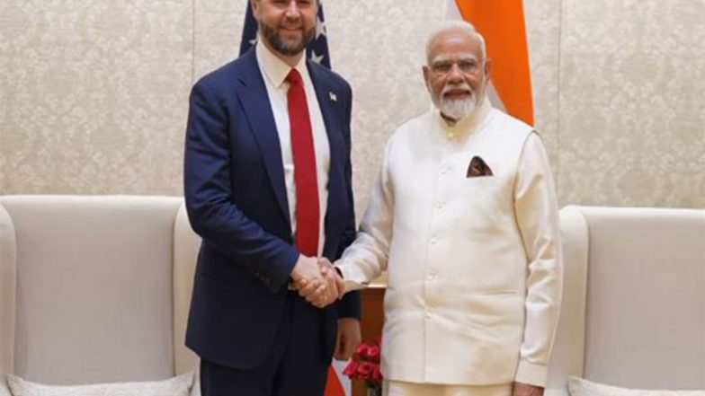 World News | PM Modi Speaks to JD Vance, Discusses Ways to Deepen India-US Partnership