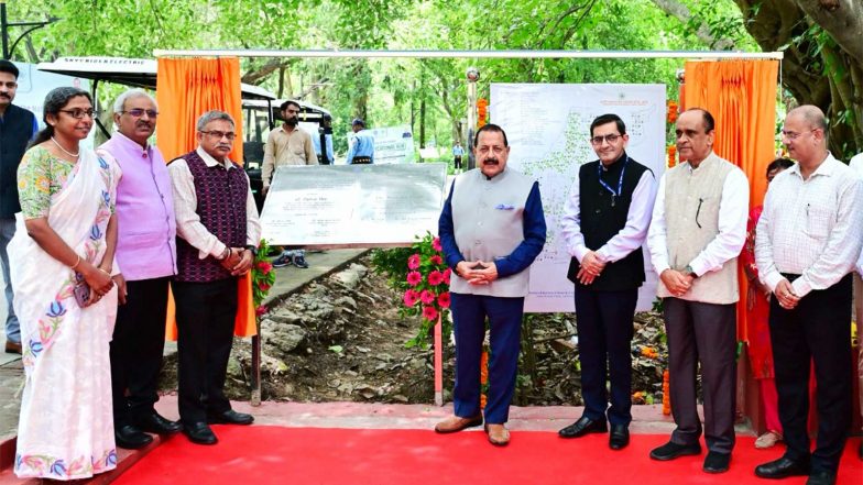 India News | UP: Union Minister Jitendra Singh Dedicates First-of-its-kind 'Eco-Educational Hub' Developed by CSIR-NBRI at Lucknow
