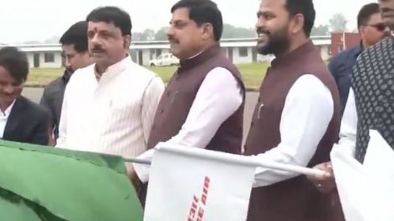 India News | Union Min Ram Mohan Naidu, MP CM Mohan Yadav Flag off 4 New Flight Services