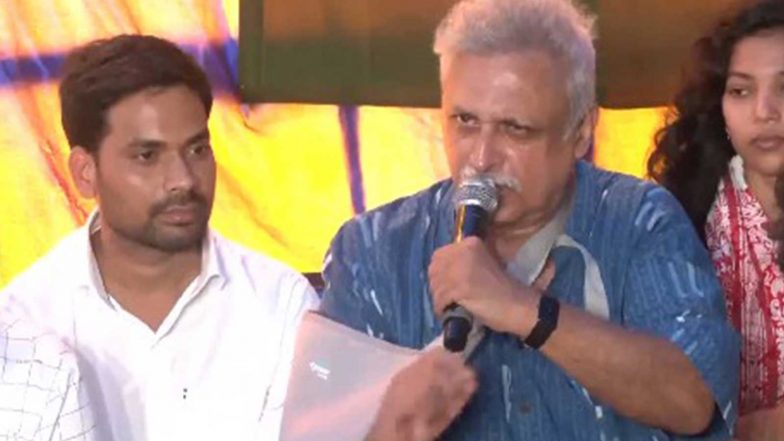 Entertainment News | Piyush Mishra Joins JPSC-JSSC Aspirants' Protest, Sings His Popular Song 'Ik Bagal'