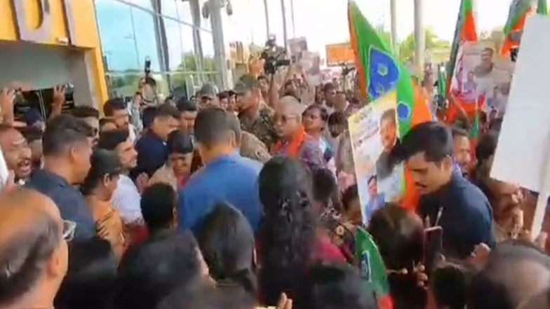 India News | Odisha: BJD, Congress Workers Detained During Protest Against Dharmendra Pradhan in Jharsuguda