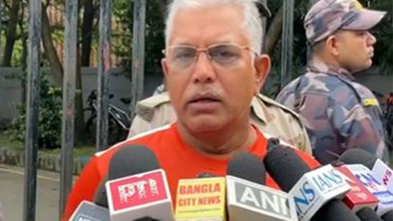 India News | 'Fresh Inquiry Underway, Guilty Will Be Punished': Dilip Ghosh on Second Anniversary of RG Kar Case