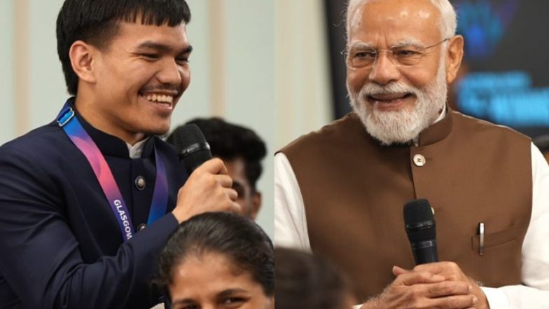 Sports News | Jadumani Singh Recalls Kargil Vijay Diwas Win over Pakistani Boxer at CWG 2026 During Interaction with PM Modi