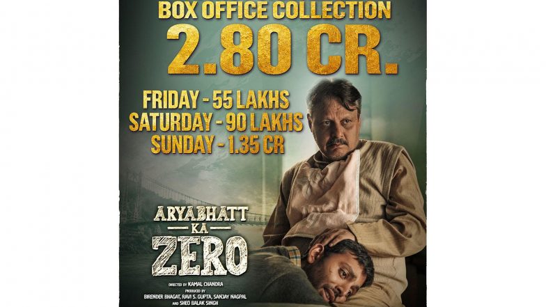 Business News | Aryabhatt Ka Zero' Emerges Strong at Box Office With Rs. 2.80 Cr Weekend! Proves Content Always Leads the Path