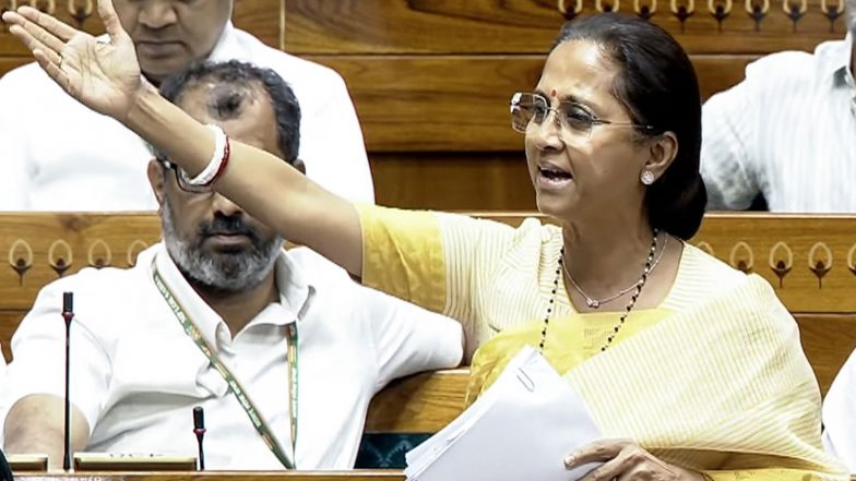 India News | NCP (SP) MPs Meet PM Modi Amid Monsoon Session, Discuss Loan Waivers for Farmers in Maharashtra