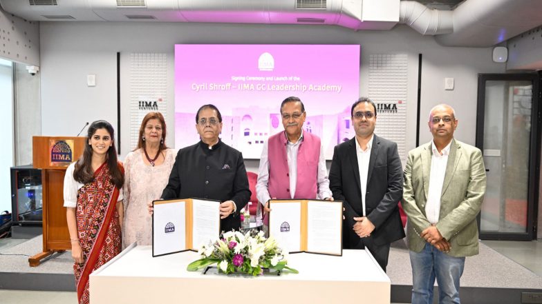 Business News | Cyril Shroff-IIMA GC Academy to Focus on Leadership Beyond Law: Paridhi Adani