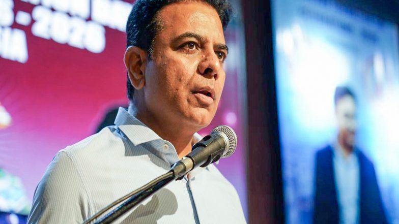 India News | KTR Alleges Massive Scam in PM Ekta Mall Tenders, Demands Cancellation, Probe in Letter to FM Sitharaman