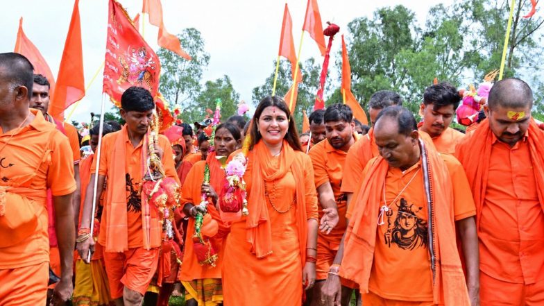 India News | BJP MLA Bhawna Bohra Begins Kanwar Yatra Seeking Progress of Chhattisgarh