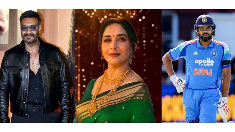 Entertainment News | Ajay Devgn, Rohit Sharma, Madhuri Dixit Lead Sony Pictures India Festive Season Content Slate