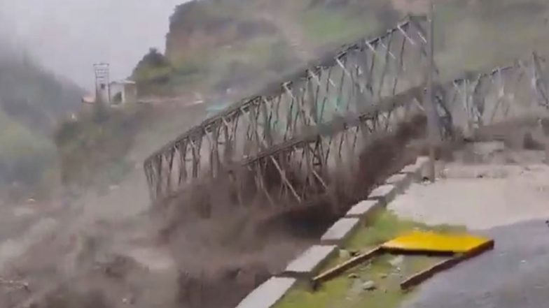 India News | CM Dhami Orders Relief Operations as Bailey Bridge Washed Away in Uttarakhand's Chamoli; SDRF-NDRF Teams Deployed